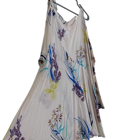 Free People Clear Skies Cold Shoulder Printed Dress - Picture 10 of 13